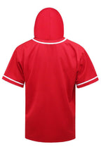 Men's Essential Hooded Baseball Short Sleeve Jersey