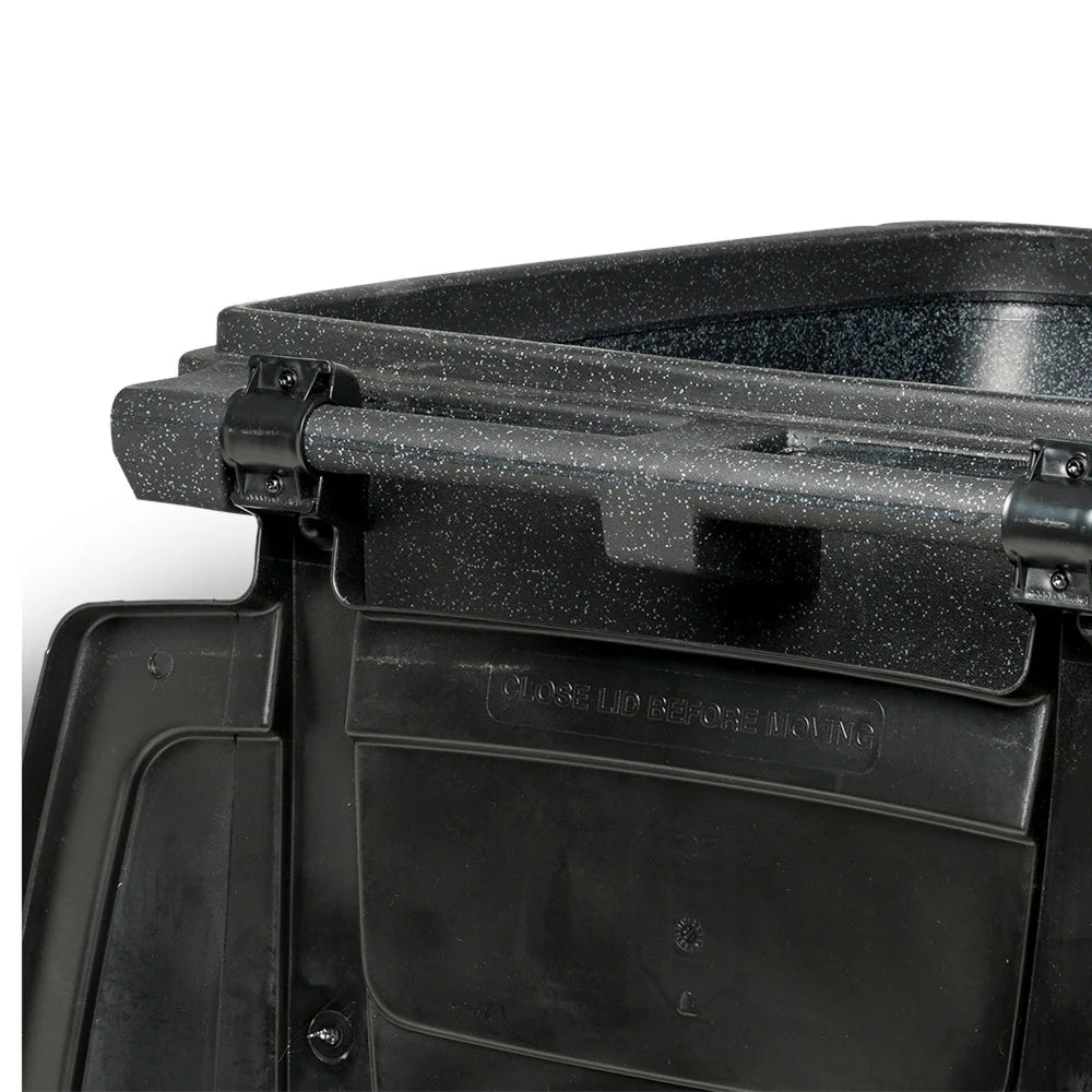Toter 96 Gallon Trash Can with Smooth Wheels and Lid ;