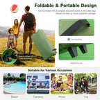 5-in-1 Tent Cot 2-Person Portable Outdoor Camping Tent Combo with Air Mattress Sleeping Bag & Sunshade
