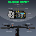 TST Electric Bike 4.0 Fat Tire Foldable Ebike 48V 13Ah Battery 750W Electric Commuter Bicycle with LCD 20" One-Step Folding Electric City Bike for Men Women Black