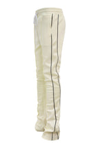 Men's Essential Solid Stacked Fit Flared Track Pants
