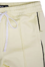 Men's Essential Solid Stacked Fit Flared Track Pants