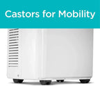 14,000 BTU Portable Air Conditioner with Heat and Remote Control, White