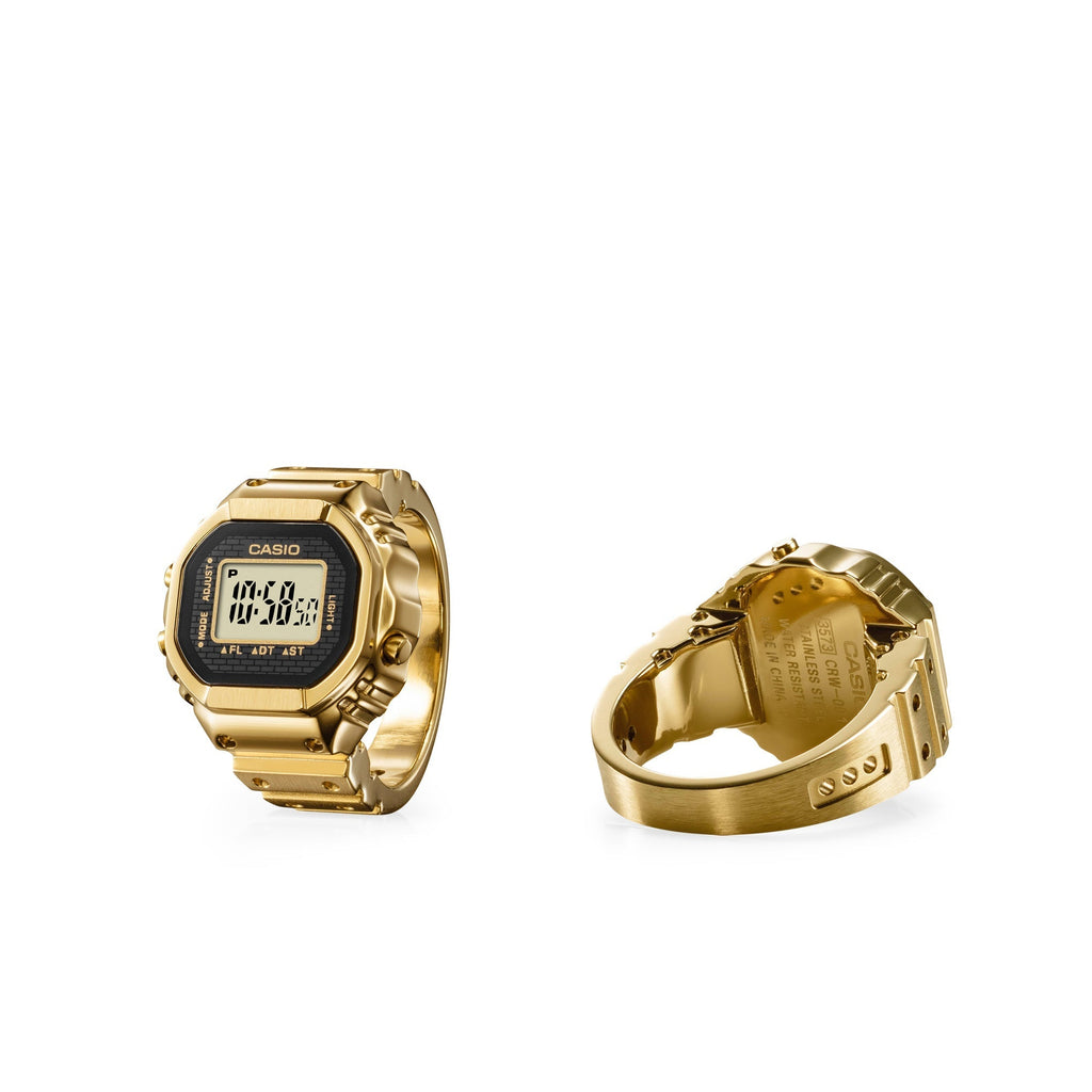 Casio Watch Ring - Gold