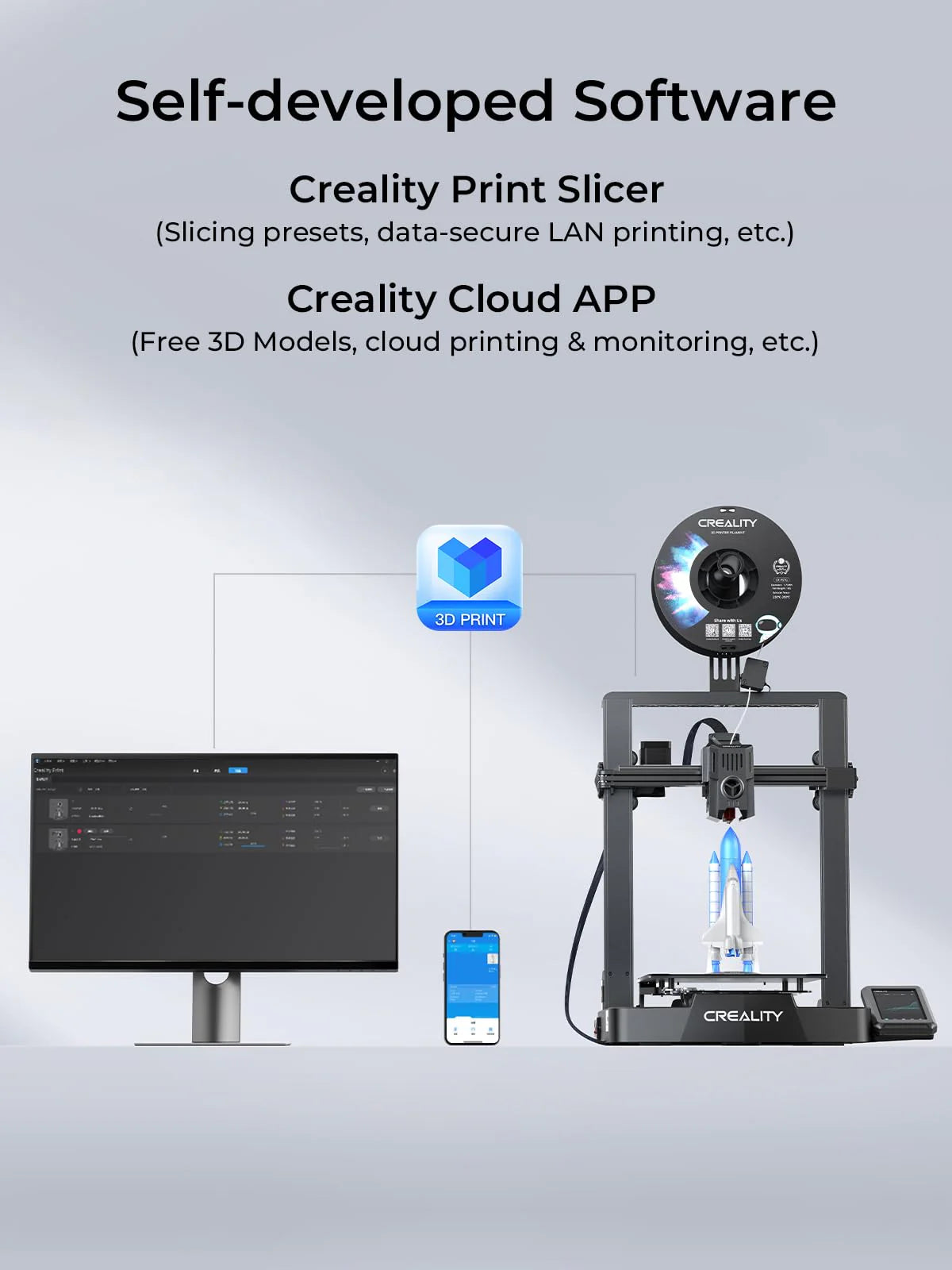 Creality Ender-3 V3 KE 3D Printer 500 mm/s High-Speed