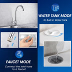 Portable Countertop Dishwasher with 5-Liter Built-In Water Tank and Air-Dry Function 5 Washing Programs