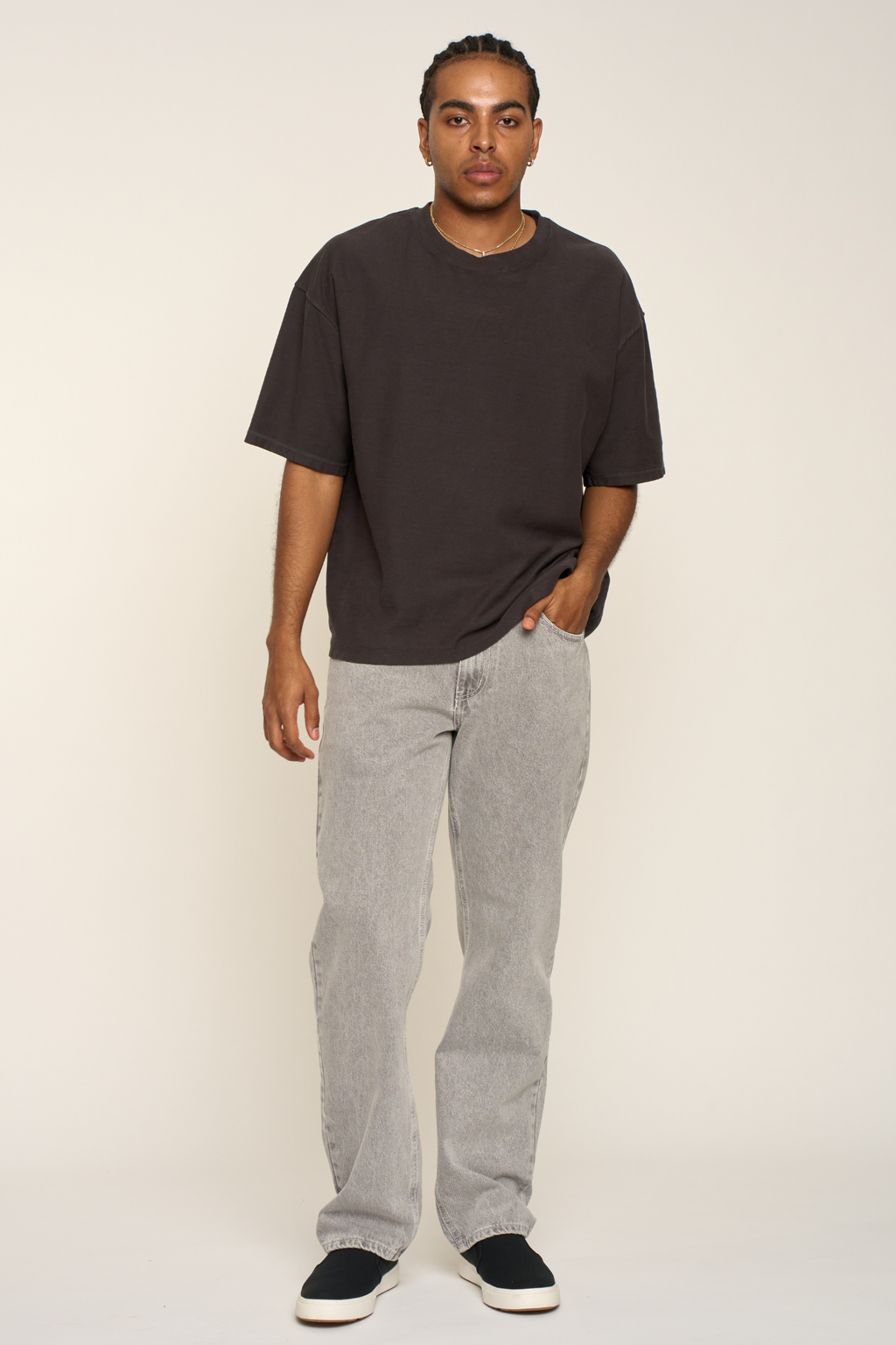 Straight Baggy Denim Jeans