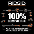 18V Cordless 4-Tool Combo Kit with 4.0 Ah Battery, 2.0 Ah Battery, Charger, Bag and 18V Drywall Cut-Out Tool