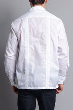Men's Long Sleeve Cuban Style Guayabera Shirt