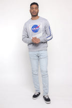 Nasa Texture Welding Fleece Crewneck