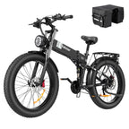 Eletric Bike for Adults 750W Motor 48V 20Ah Removable Battery 26?? Fat Tire Folding E-Bike Shimano 21-Speed MTB Cycling UL2849