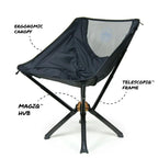 CLIQ Portable Folding Chair for Camping Supports 300 Lbs