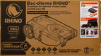 Camco Rhino Heavy Duty 28 Gallon Portable RV Waste Holding Tank with Hose and Accessories Durable Leak Free and Odorless RV Tote Tank (39004)