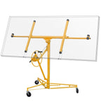 Stark USA 65044 65044 Drywall Lift 11' Yellow Rolling Sheetrock Panel Hoist Jack