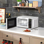 Mainstays 0.7 cu. ft. Countertop Microwave Oven, 700 Watts, White, New