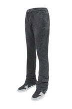 Men's Acid Washed Stacked Fleece Sweat Pants