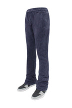 Men's Acid Washed Stacked Fleece Sweat Pants