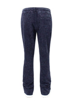 Men's Acid Washed Stacked Fleece Sweat Pants