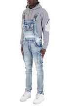 Men's Side Button Opening Cargo Pockets Overalls