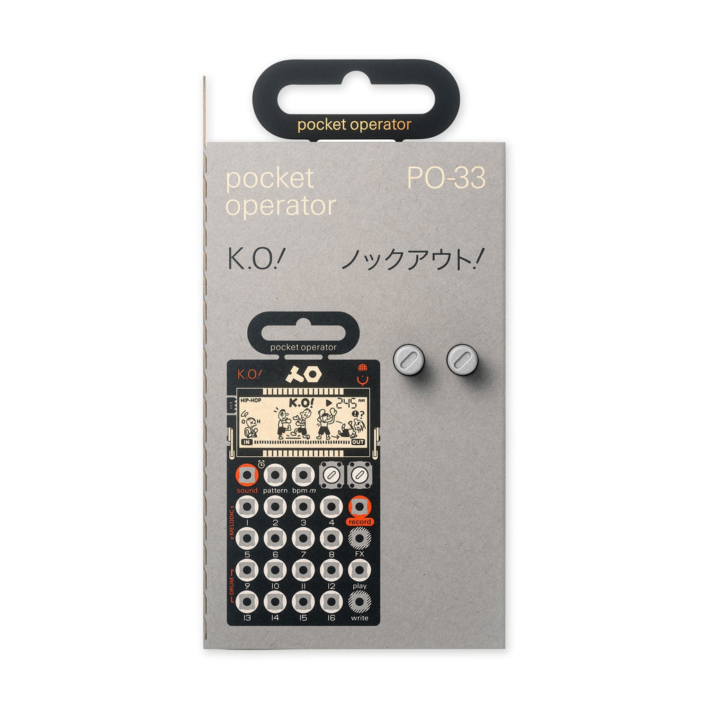 Teenage Engineering Pocket Operator Synthesizer - PO-33 K.O!