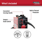Lincoln Electric WELD-PAK 90i FC Flux-Cored Wire Feeder Welder (No Gas) K5255-1