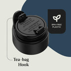 Contigo® AUTOSEAL® West Loop Vacuum-Insulated Stainless Steel Travel Mug with Easy-Clean Lid, 12 oz - Transparent Blueberry
