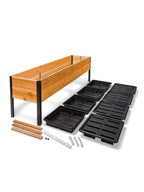 Watering Eco-Stained Elevated Planter Box