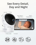 eufy Baby Smart Sock S320 Baby Monitor with 2K Camera
