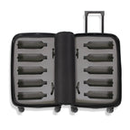 The Ten (10-Bottle) Wine Luggage, TSA Approved Anti-Theft Zipper, Lightweight Hard Shell Spinner Suitcase
