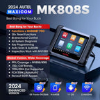 2024 Bidirectional Tool as MK808BT Pro MX808S M808Z, Function as MaxiCheck MX900, Active Test, All System Diagnose, Injector Coding.