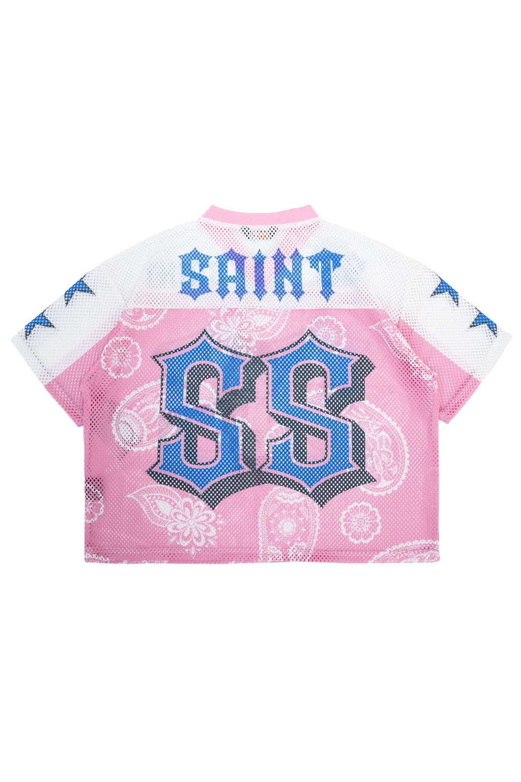 Men's Oversized Mesh Saint Top