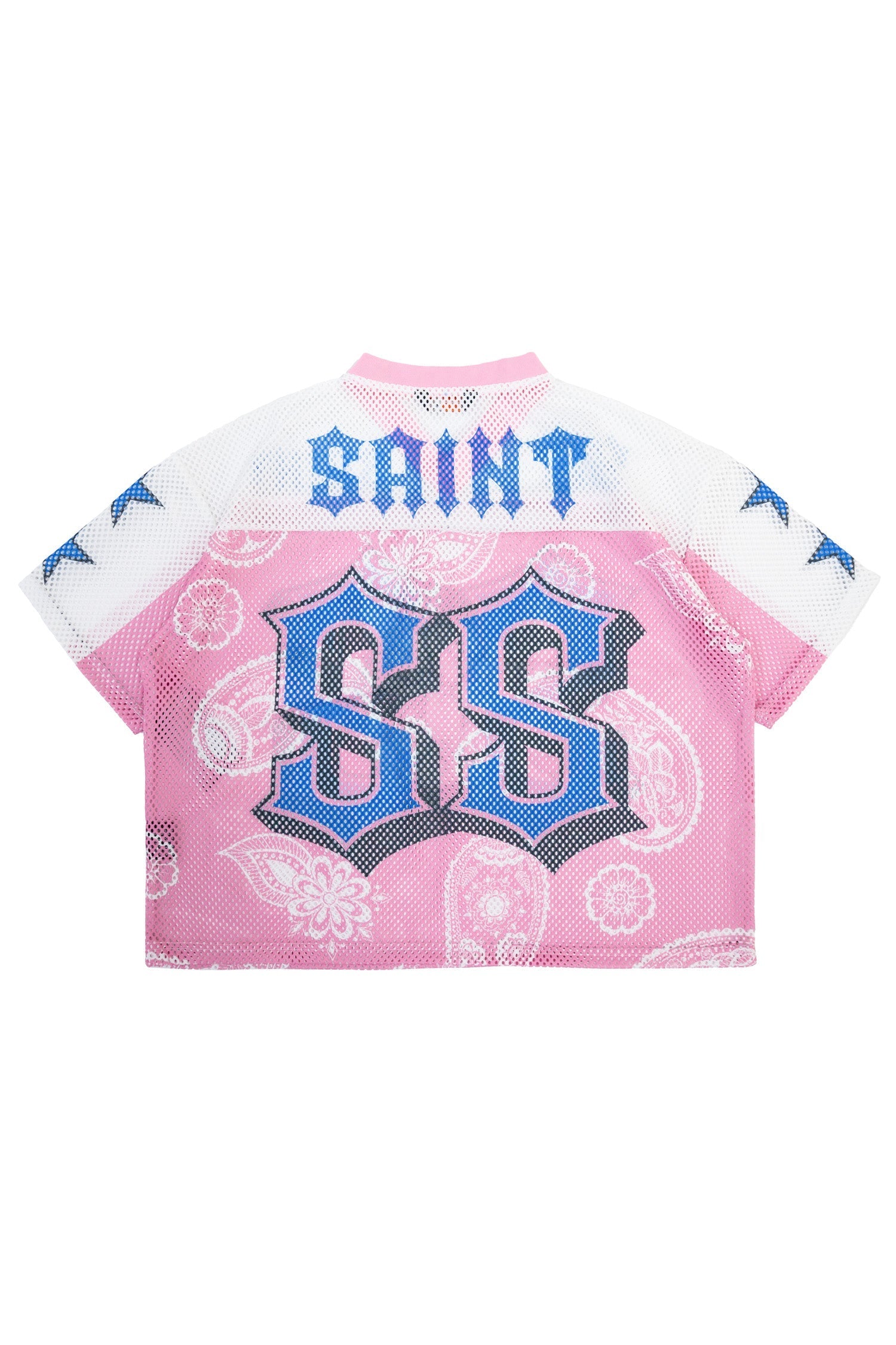 Men's Oversized Mesh Saint Top
