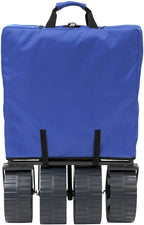 Mac Sports Heavy Duty Collapsible Folding All Terrain Utility Beach Wagon Cart Blue/Black