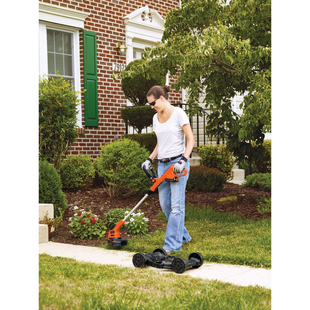 BLACK+DECKER 20V MAX* Lithium 12 inch 3-in-1 Compact Mower, MTC220