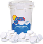 In The Swim 3" Chlorine Tablets 50 lbs - Slow-Dissolving, Stabilized Pool Sanitizer