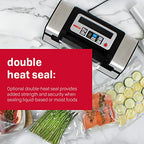 Nesco Deluxe Food VS-12 Vacuum Sealer 130 Watts Kit Bags & Viewing Lid