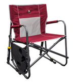 GCI Outdoor Freestyle Rocker XL Folding Rocking Chair with Side Table, Supports 250 lbs, Portable for Camping