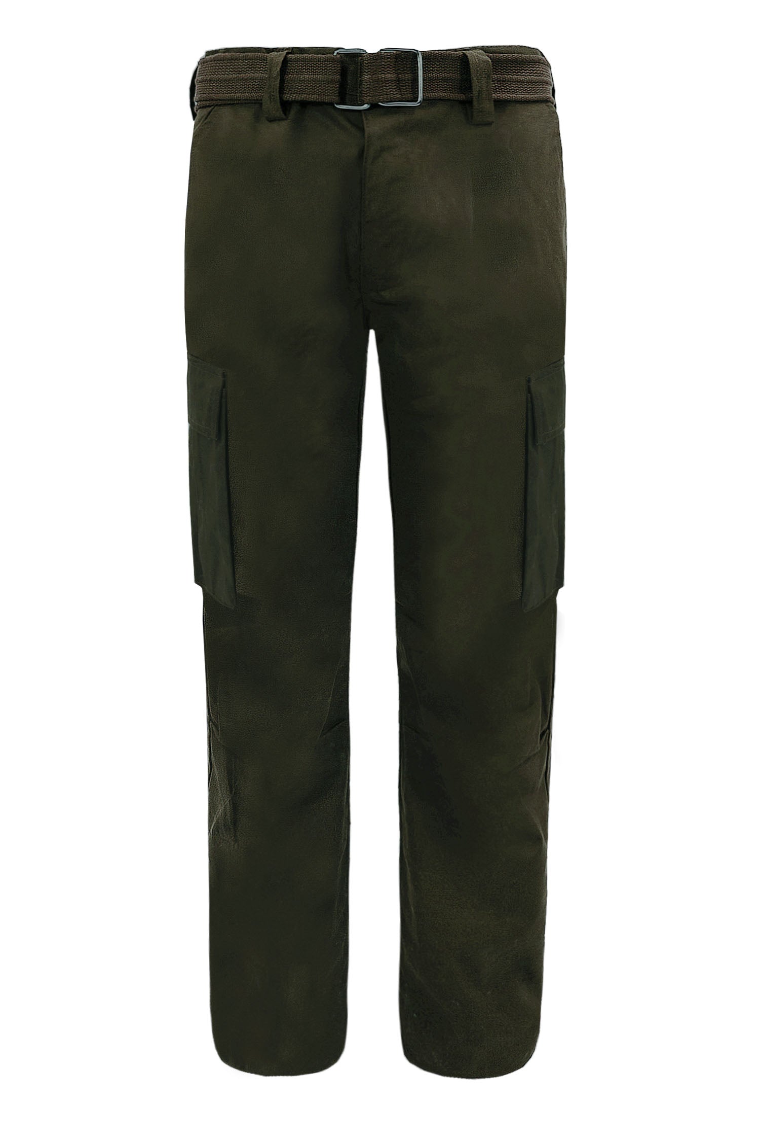 Essential Canvas Cargo Pants with Belt (New Colorway)