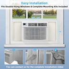 10000 Btu Quiet Window Air Conditioner With Remote Amp Eco Mode Energy Star Certified 3 In 1 Window Ac Unit With Dehumidifier