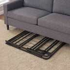 Mainstays 18" High Profile Foldable Steel Queen Platform Bed Frame, Black