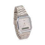 Casio AQ230 Analog Digital Watch - Silver