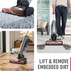 Hoover ONEPWR Evolve Pet Cordless Small Upright Vacuum Cleaner Lightweight Stick Vac For Carpet and Hard Floor BH53422V Black