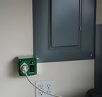 EZ Generator Switch, 15A 125V Green Manual Transfer Electrical Switch