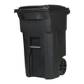 Toter 64 gal. Trash Can Black with Wheels and Lid