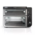 12-in-1 Double Oven with FlexDoor, FlavorSeal Smart Finish, Rapid Top Oven, Convection and Air Fry Bottom Oven DCT401