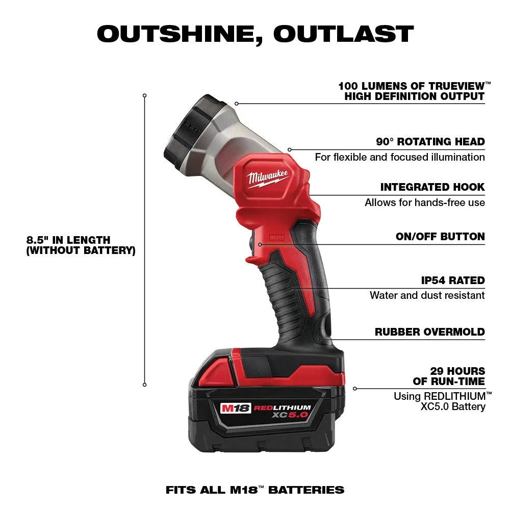 18V M18 FUEL Lithium Ion Brushless Cordless 7 Tool Combo Kit 5.0 Ah