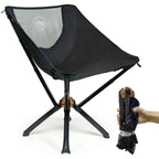 CLIQ Portable Folding Chair for Camping Supports 300 Lbs