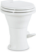 Dometic 310 RV Toilet, Oblong, PowerFlush, White