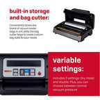 Nesco Deluxe Food VS-12 Vacuum Sealer 130 Watts Kit Bags & Viewing Lid