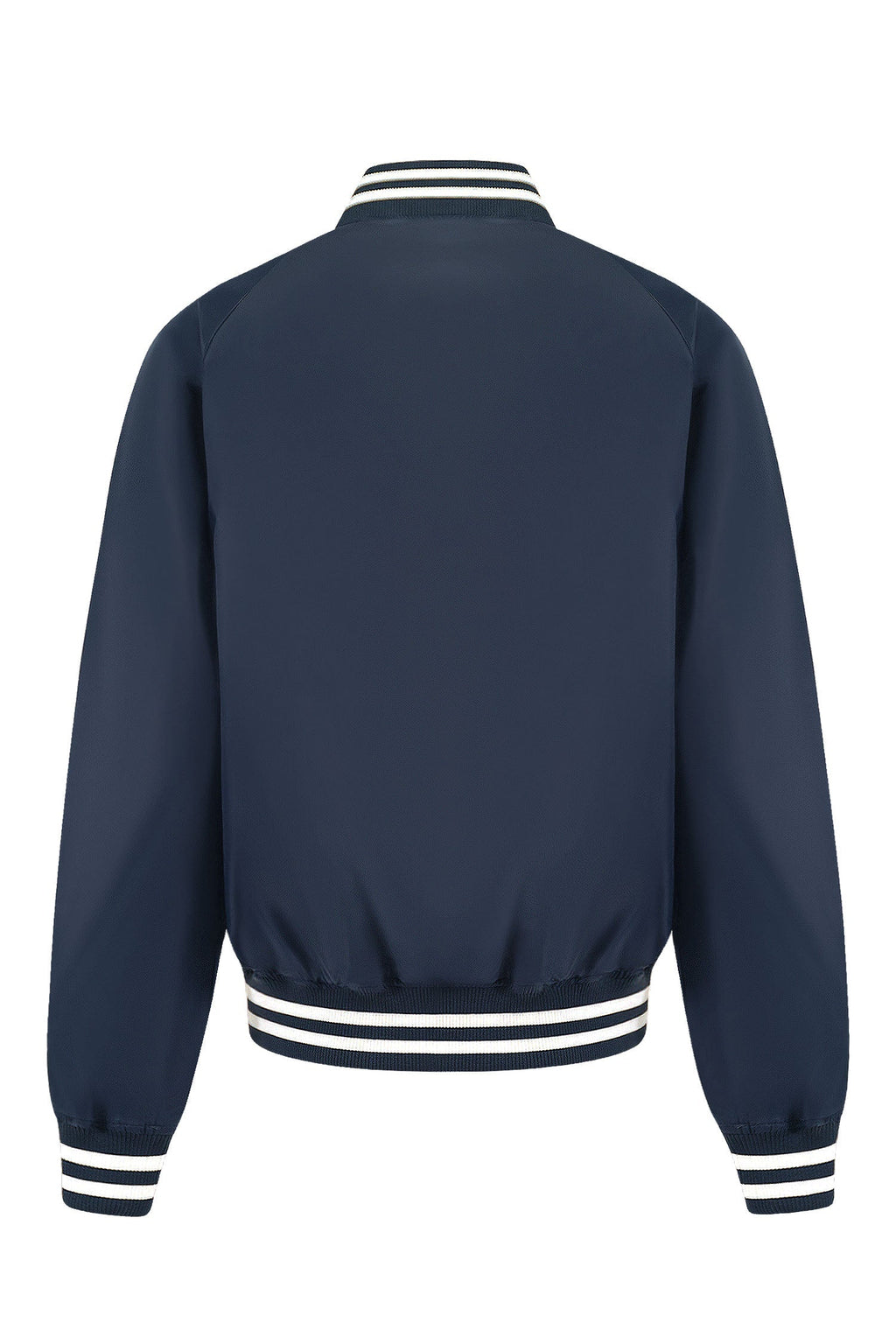 Men's Essential Solid Snap Button Varsity Jacket